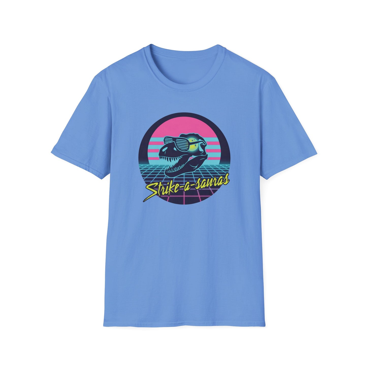 Strike-a-sauras vaporwave bowling T-Shirt