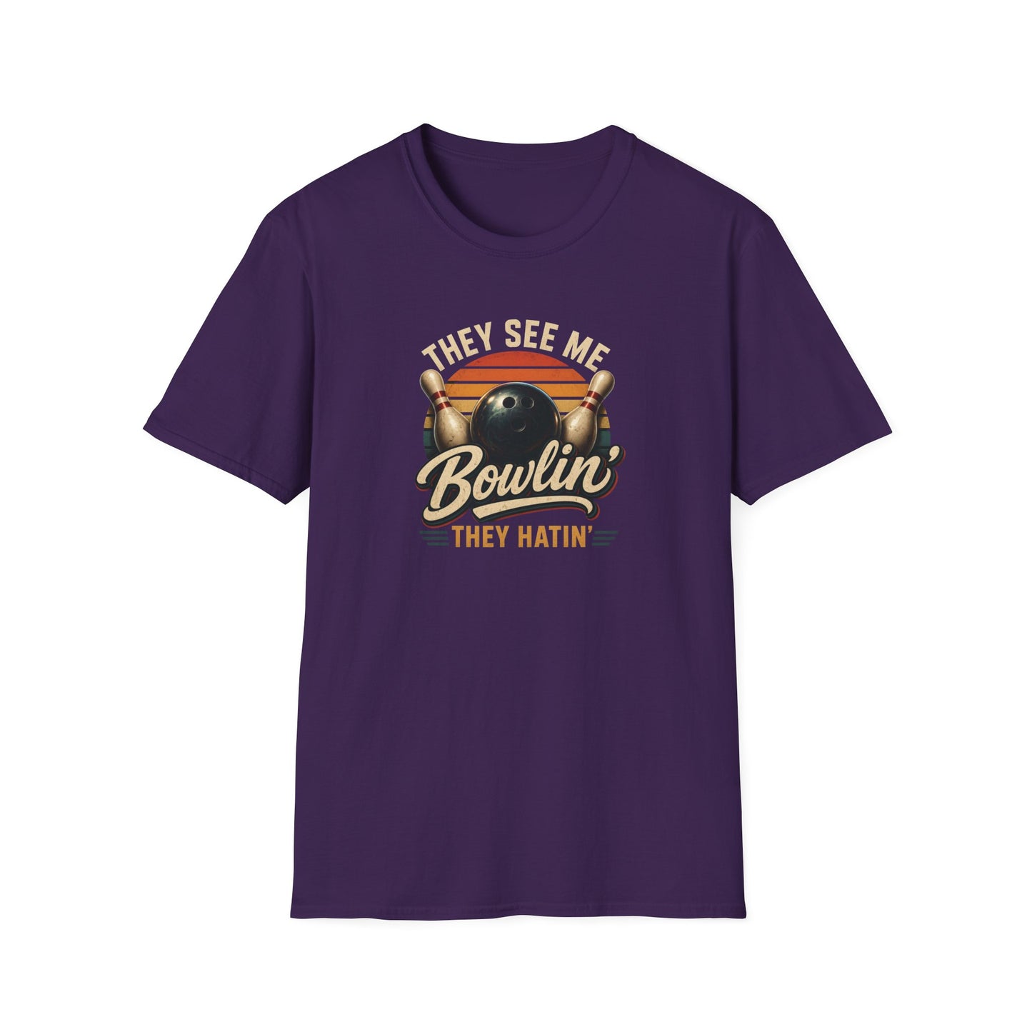 They see me bowlin' retro T-Shirt