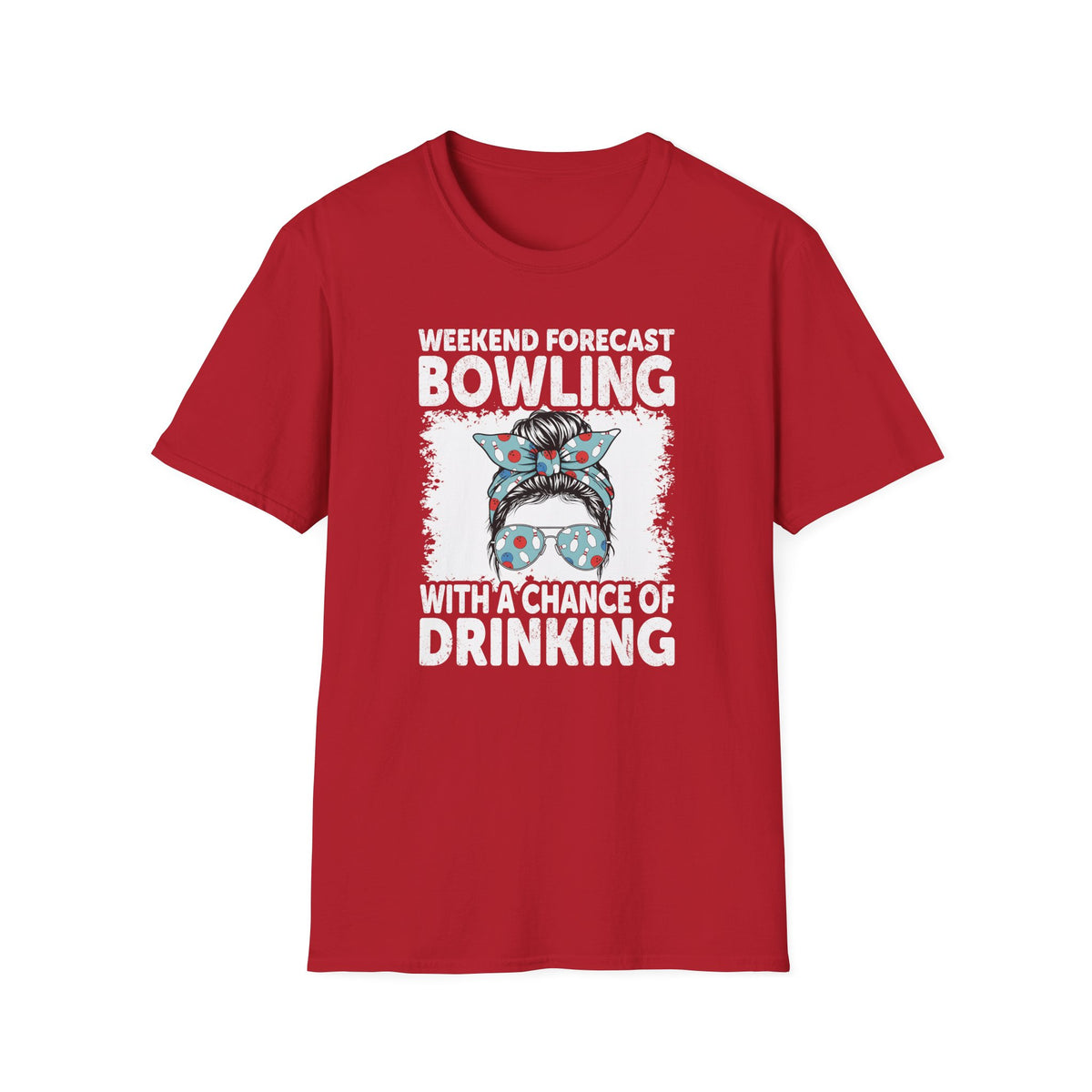Funny bowling weekend forecast T-Shirt