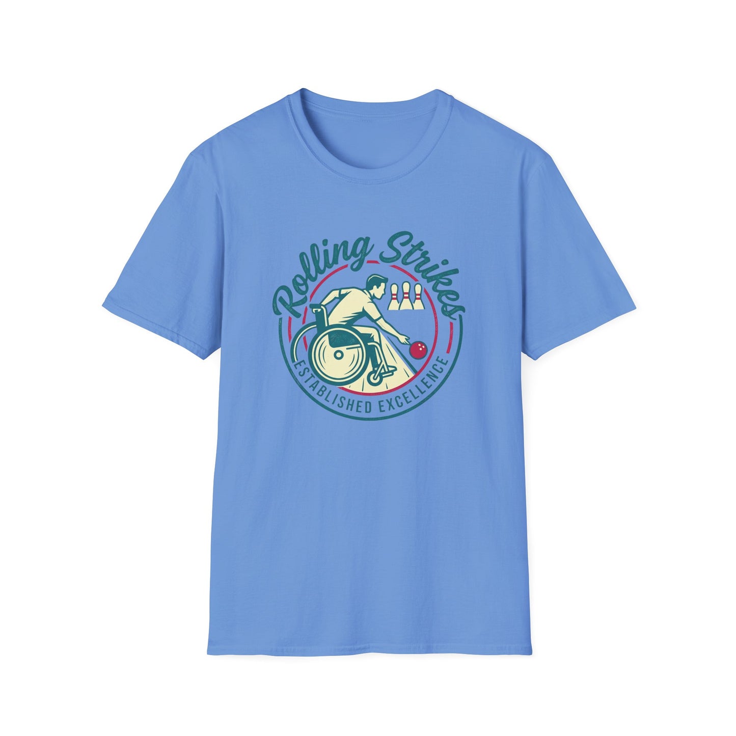 Wheelchair bowler bowling design T-Shirt