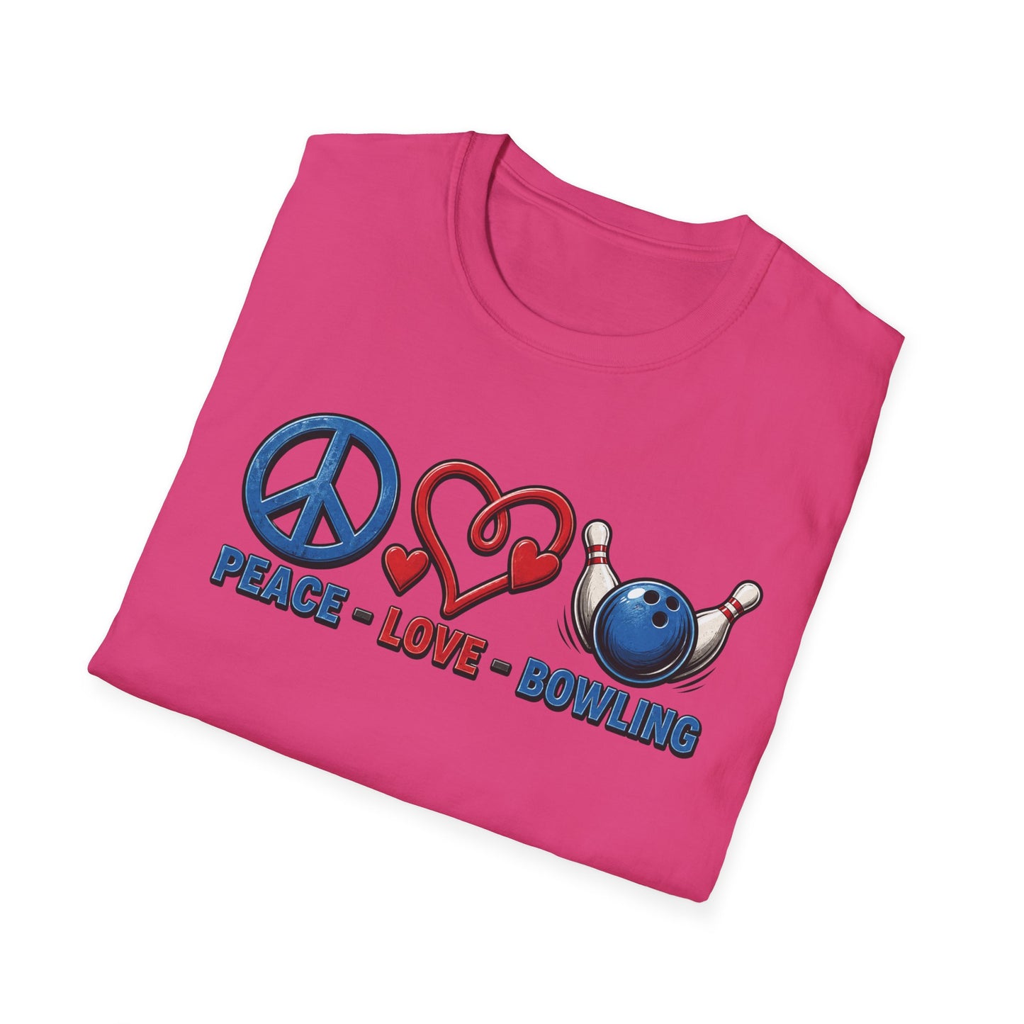Peace, Love, Bowling T-Shirt