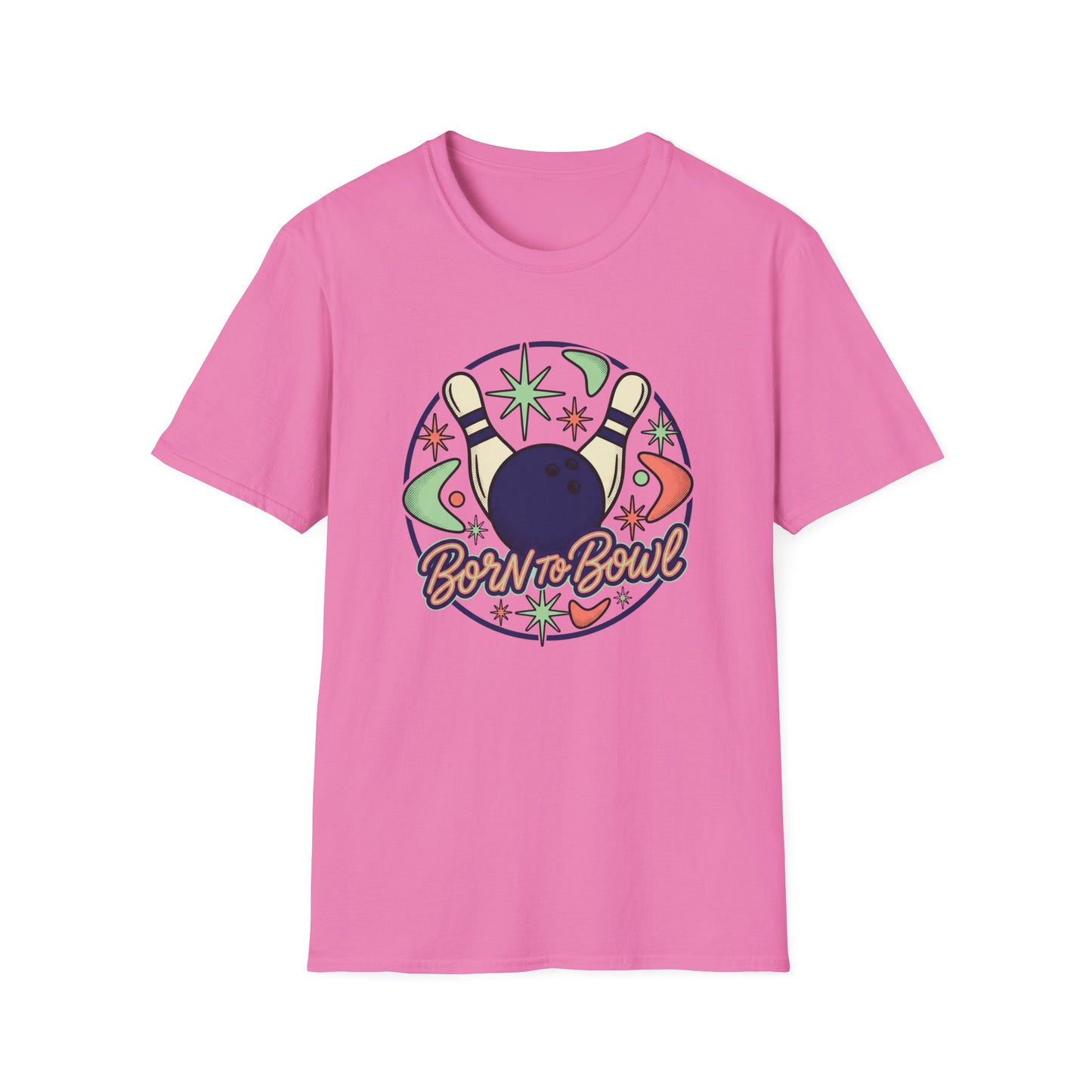 Born to bowl retro design T-Shirt
