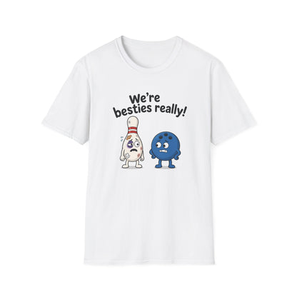 Besties funny bowling T-Shirt