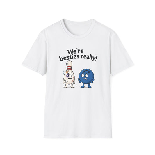 Besties funny bowling T-Shirt