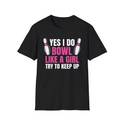 Bowl like a girl T-Shirt
