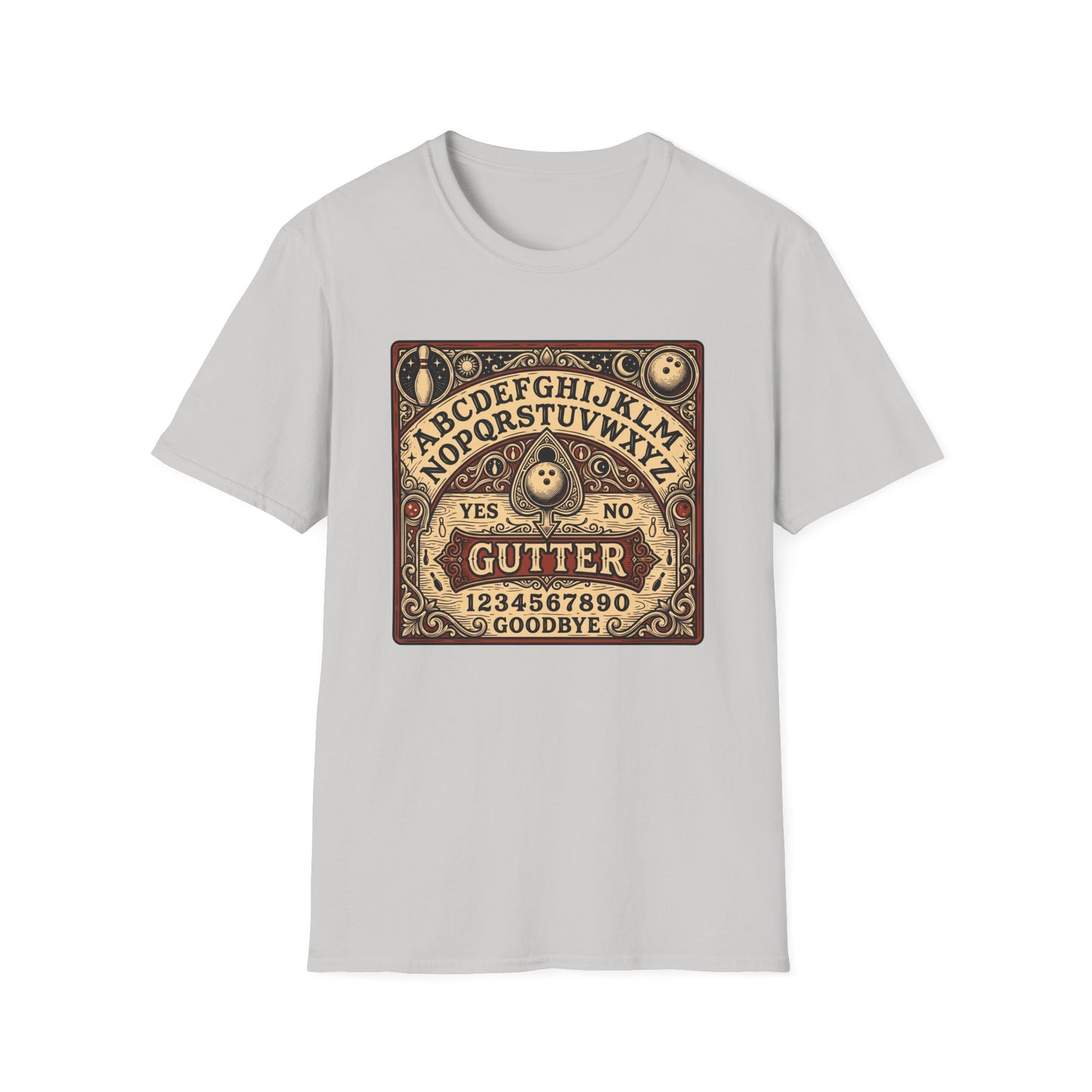 Funny gutter Ouija board design T-Shirt