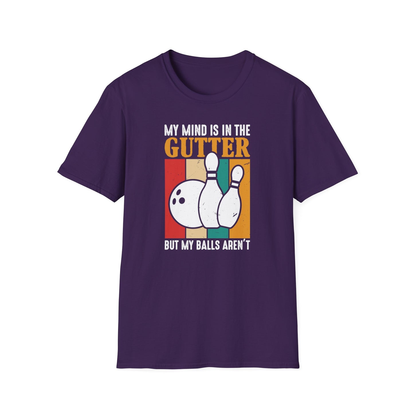 Funny bowling mind is in the gutter T-Shirt