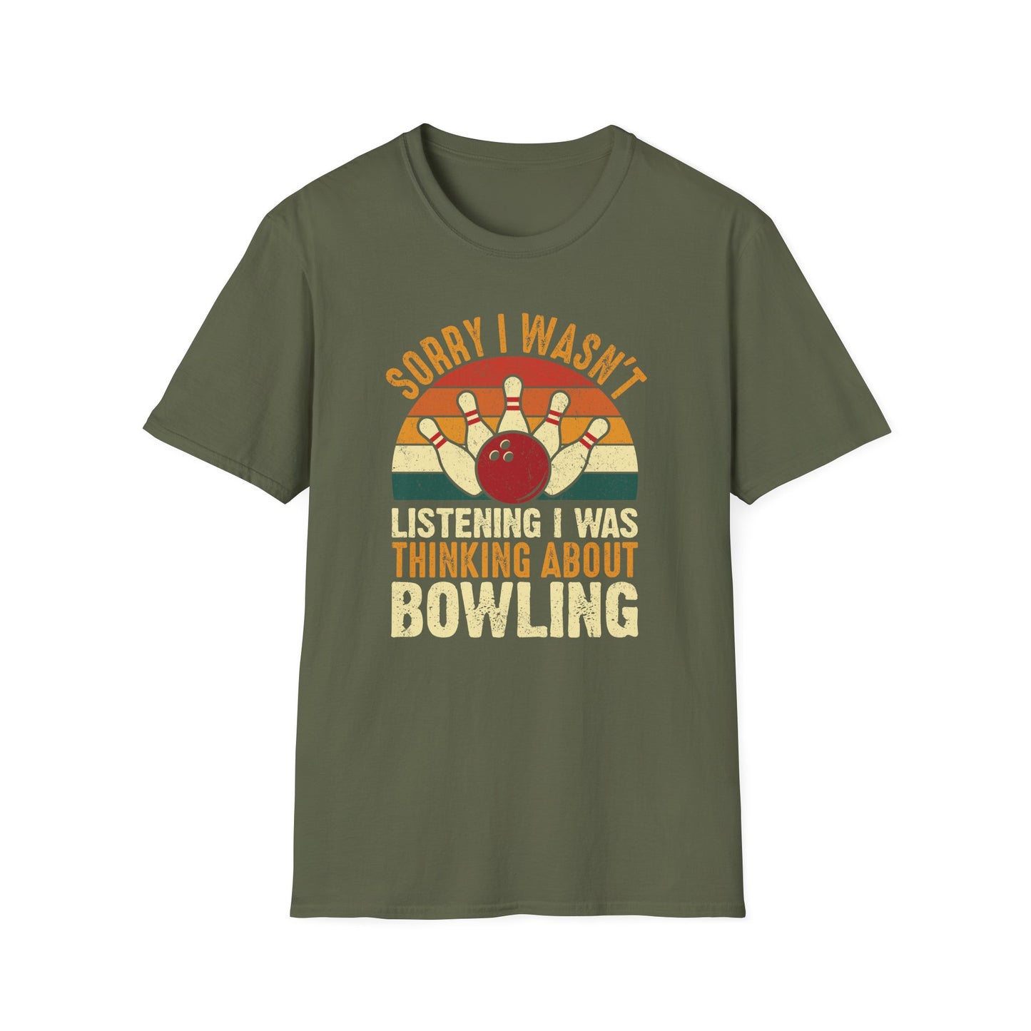 Thinking about Bowling funny T-Shirt