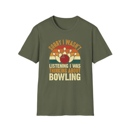 Thinking about Bowling funny T-Shirt