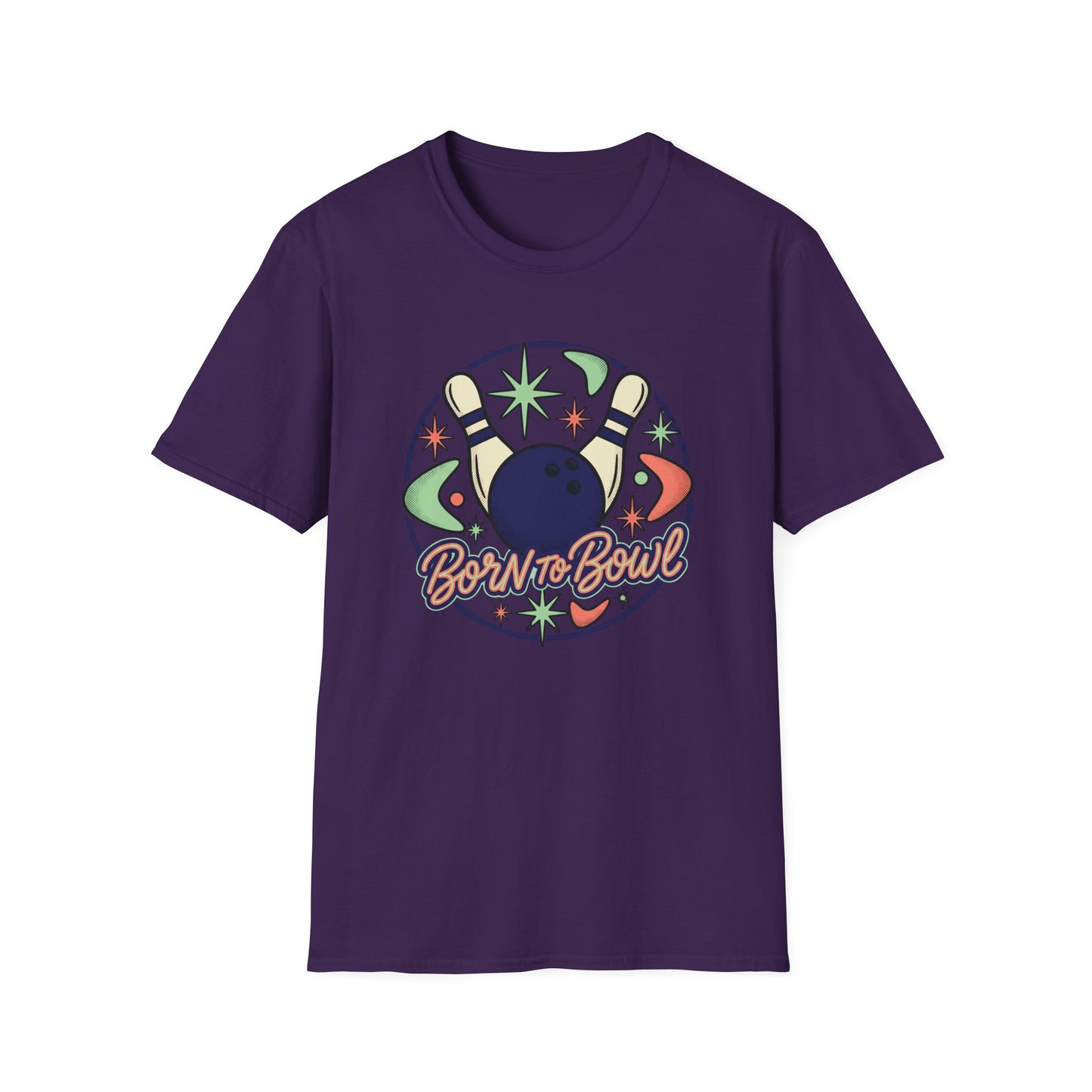 Born to bowl retro design T-Shirt