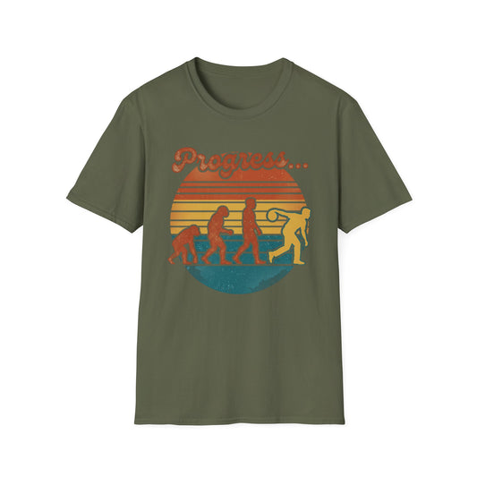 Progress retro bowling sunset T-Shirt