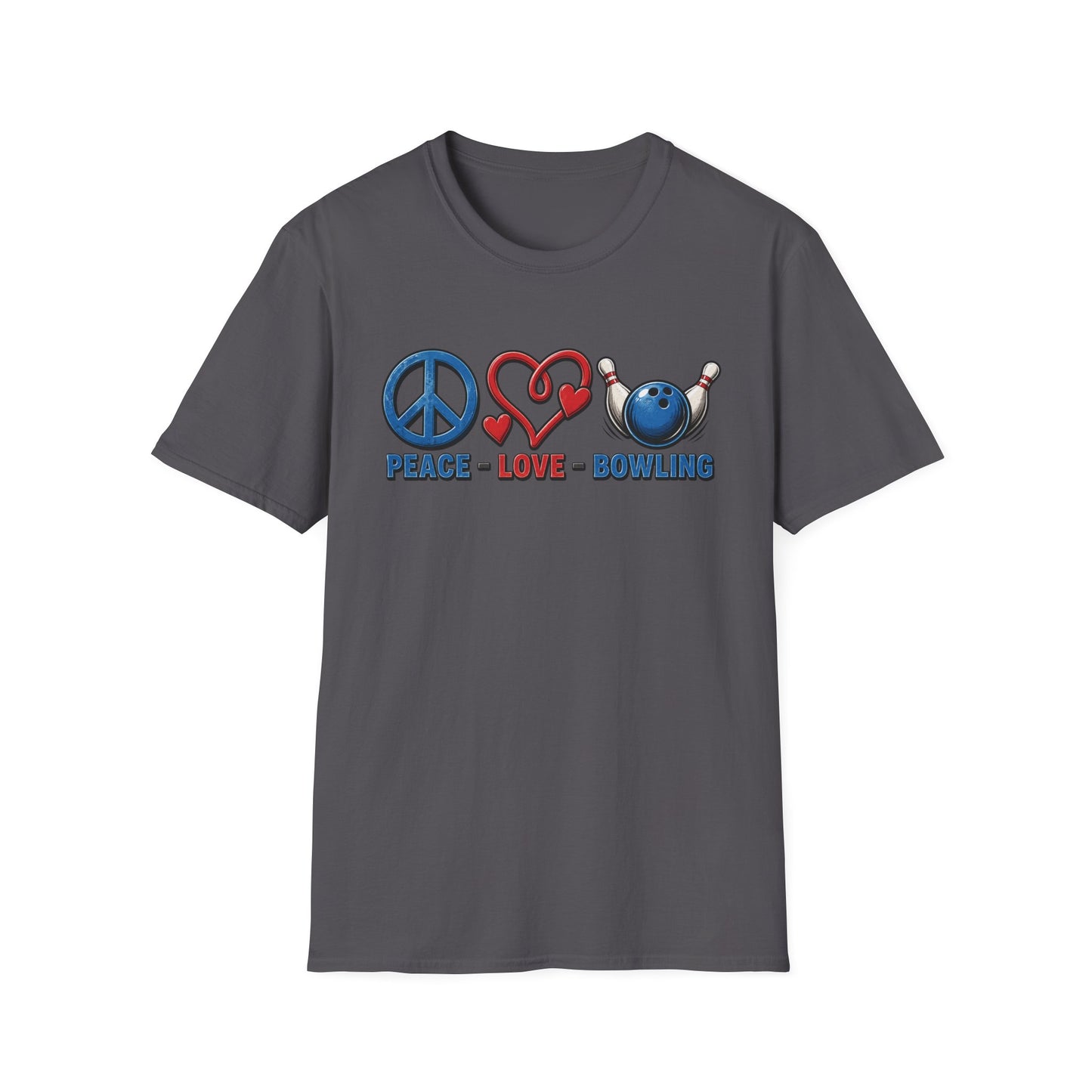 Peace, Love, Bowling T-Shirt