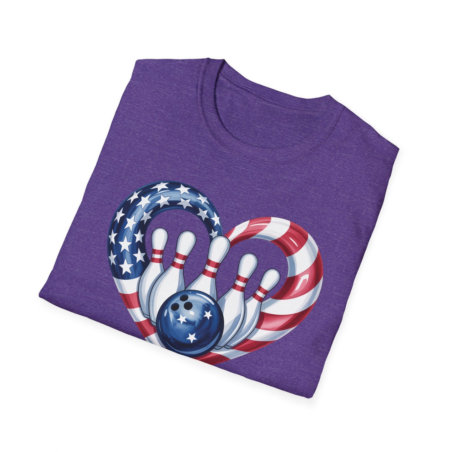 Bowling heart USA T-Shirt