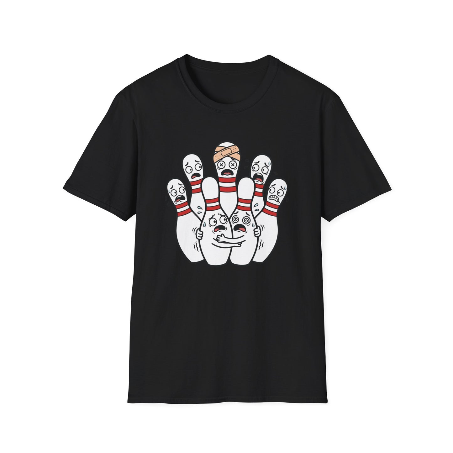 Scared pins funny bowling T-Shirt
