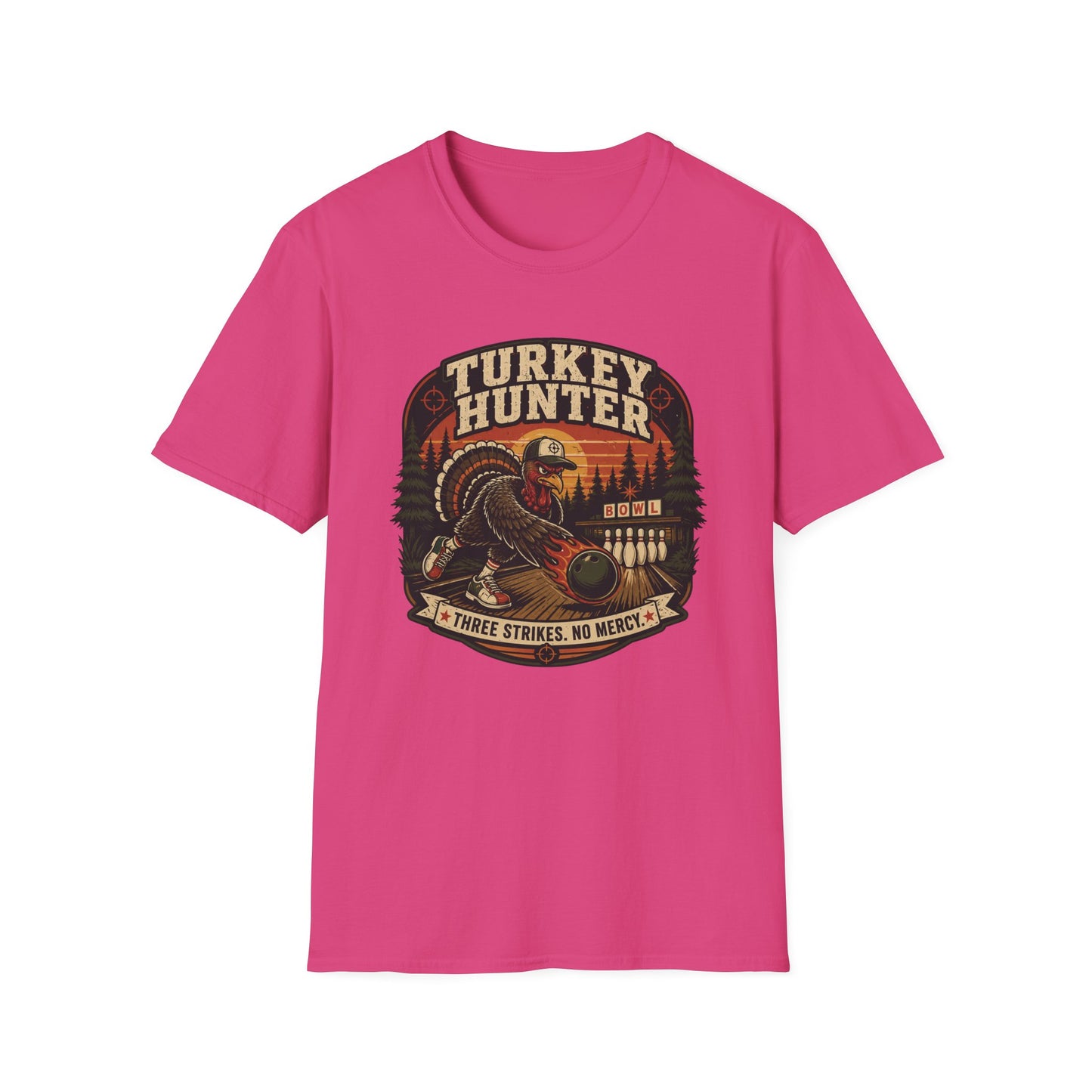 Turkey hunter bowling T-Shirt