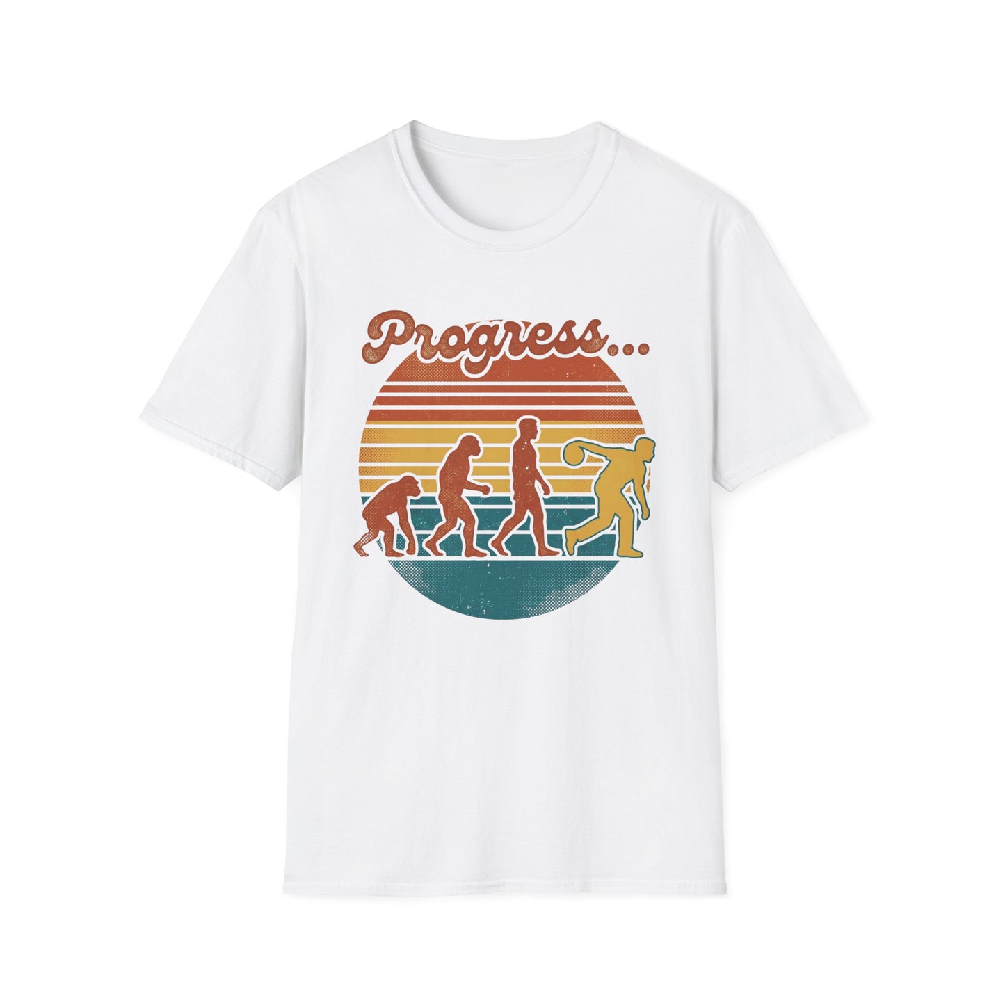 Progress retro bowling sunset T-Shirt
