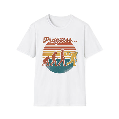 Progress retro bowling sunset T-Shirt