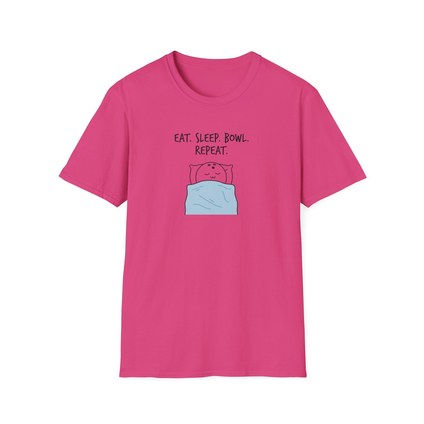 Eat, sleep bowl, repeat design T-Shirt