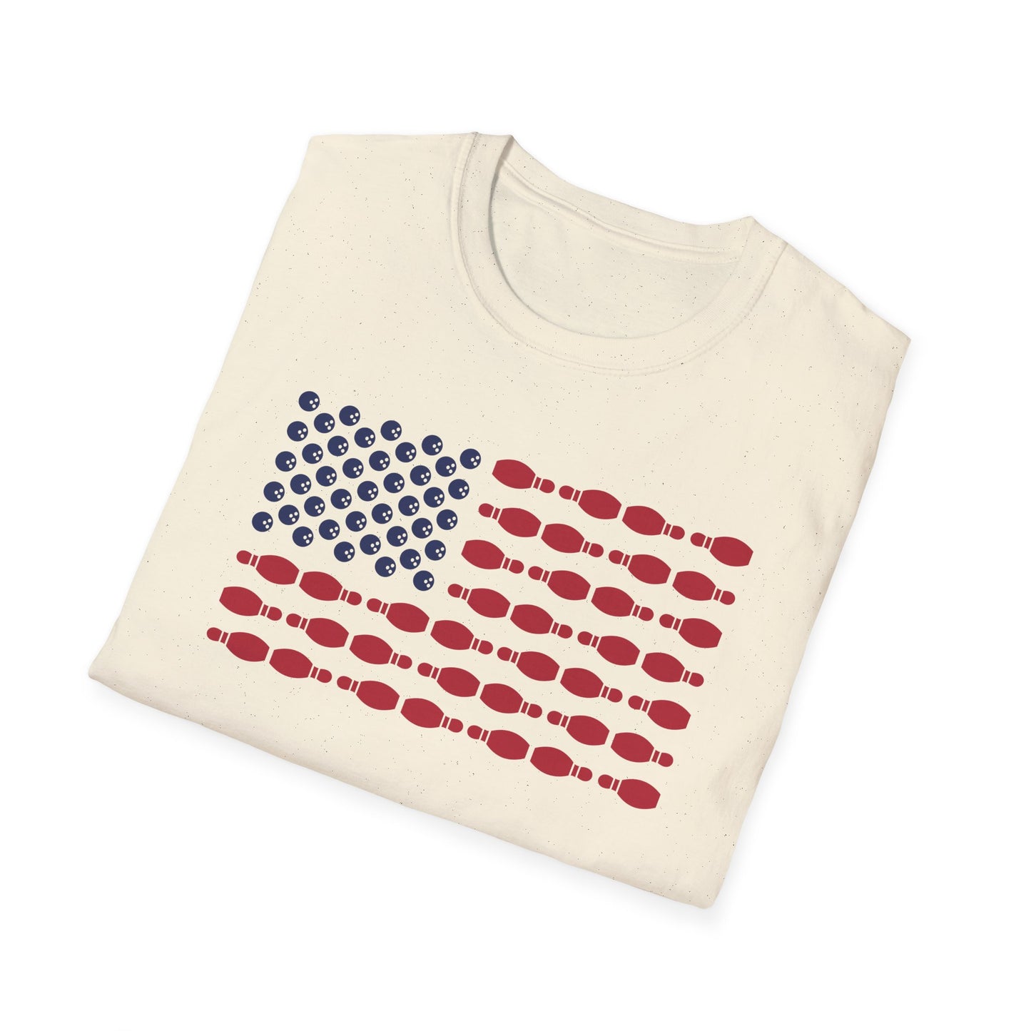 Bowling USA flag balls and pins T-Shirt