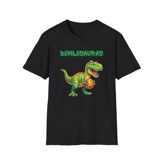 Big bowlosauras funny bowling T-Shirt