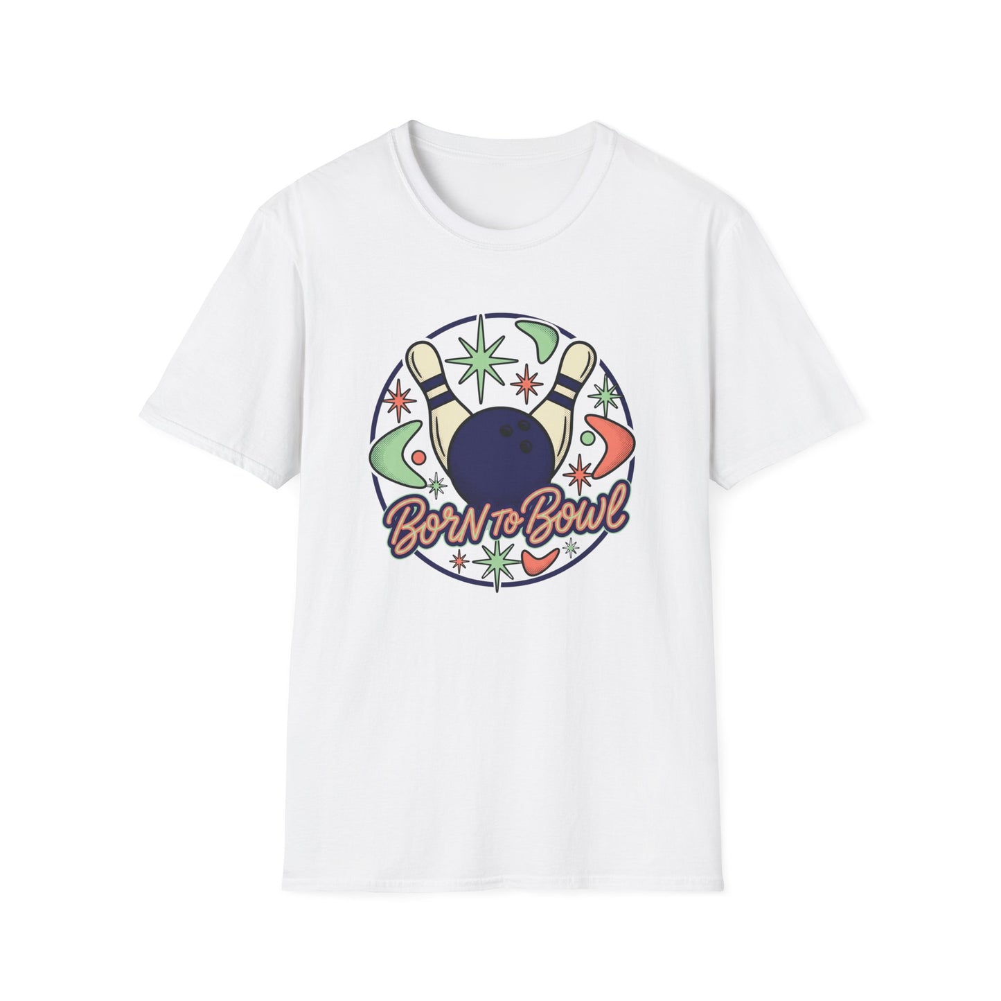 Born to bowl retro design T-Shirt