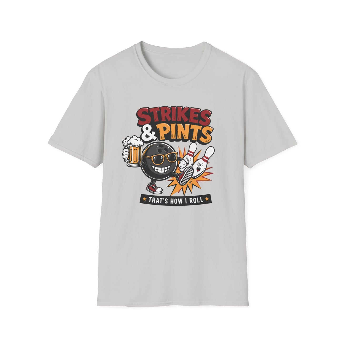 Strikes and Pints funny T-Shirt
