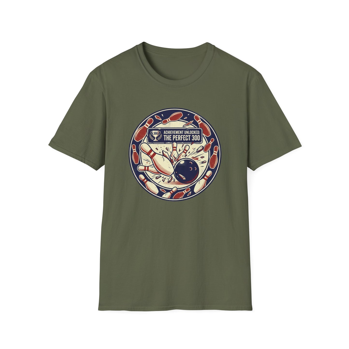 Achievement unlocked perfect 300 bowling T-Shirt