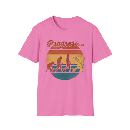 Progress retro bowling sunset T-Shirt