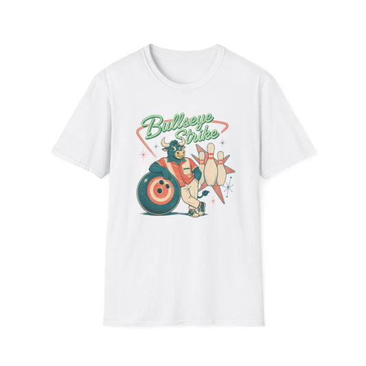 Bullseye strike retro bowling T-Shirt