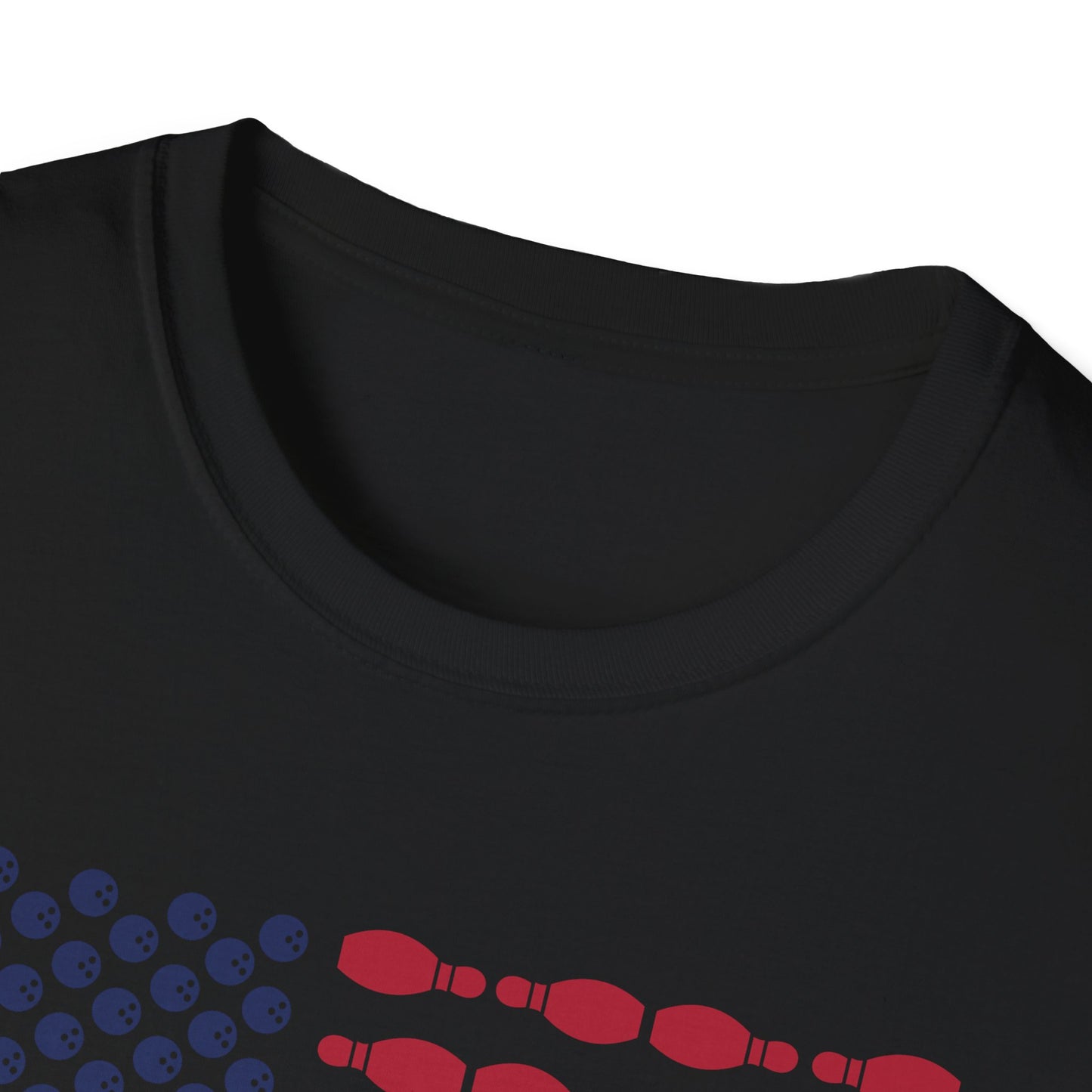Bowling USA flag balls and pins T-Shirt