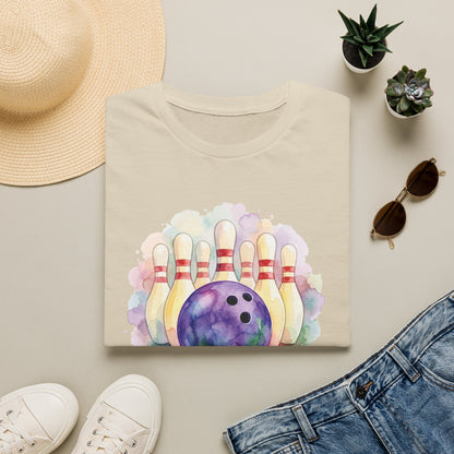 Watercolor cute bowling T-Shirt