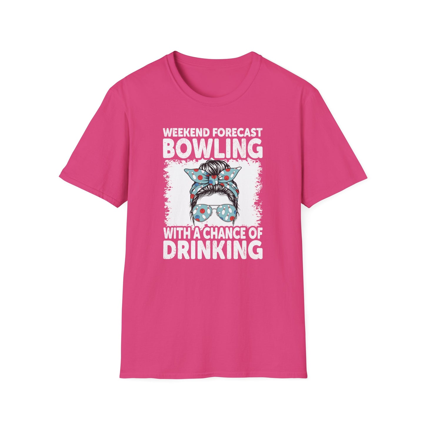 Funny bowling weekend forecast T-Shirt