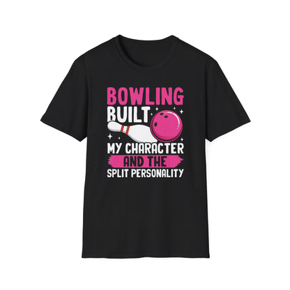 Funny bowling split personality T-Shirt