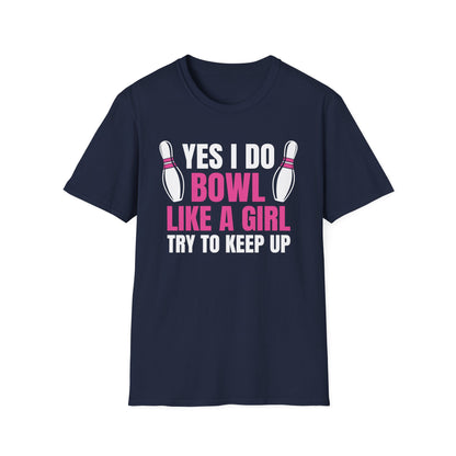Bowl like a girl T-Shirt