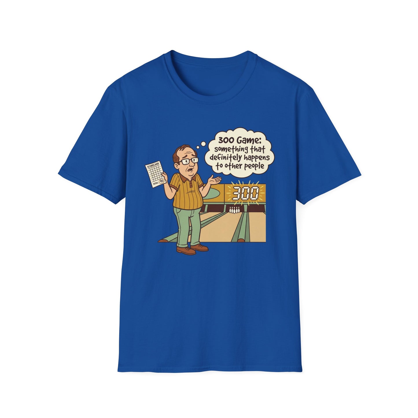 300 game funny bowling T-Shirt