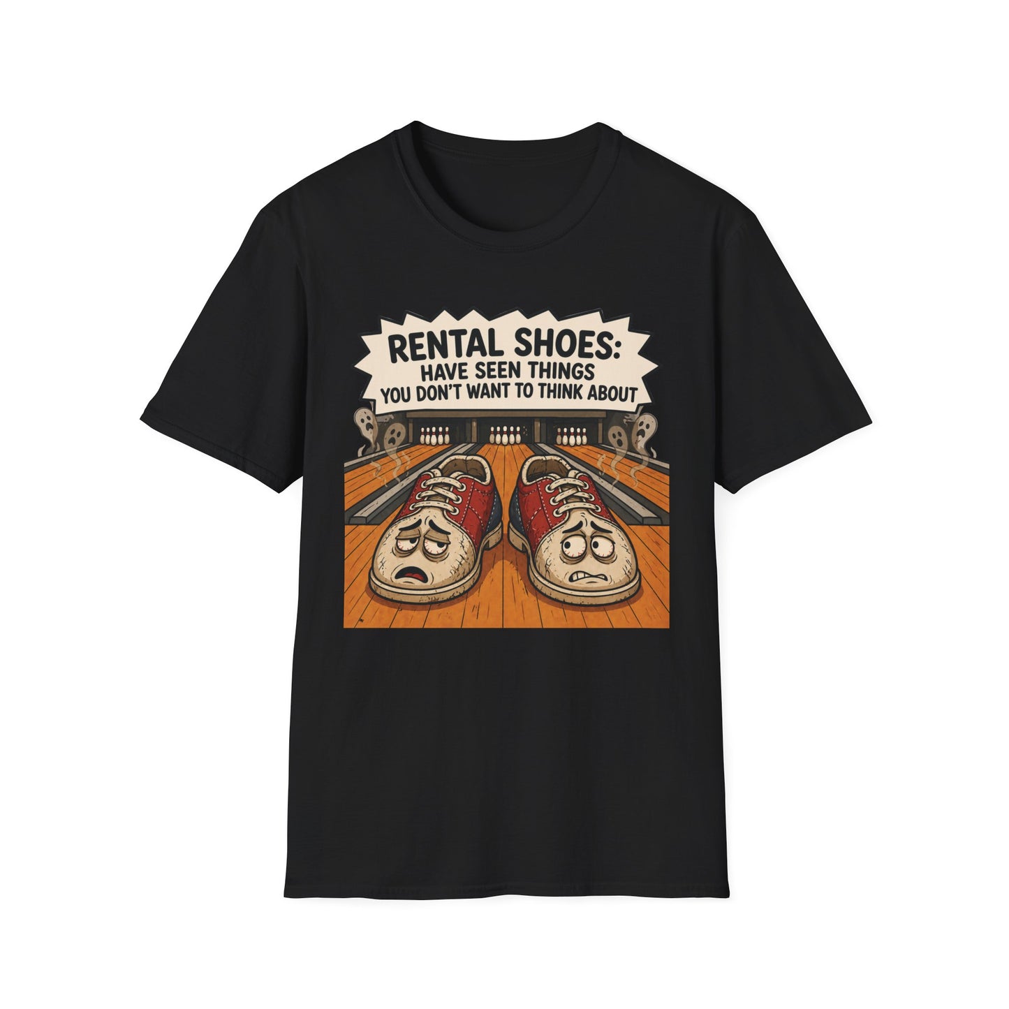 Rental shoes funny bowling T-Shirt