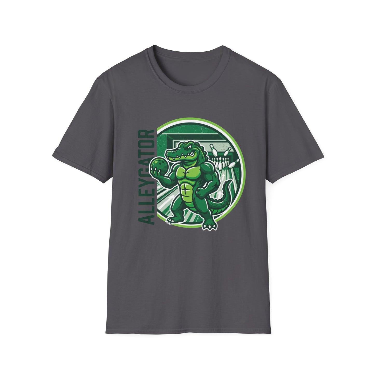 Alleygator side text T-Shirt