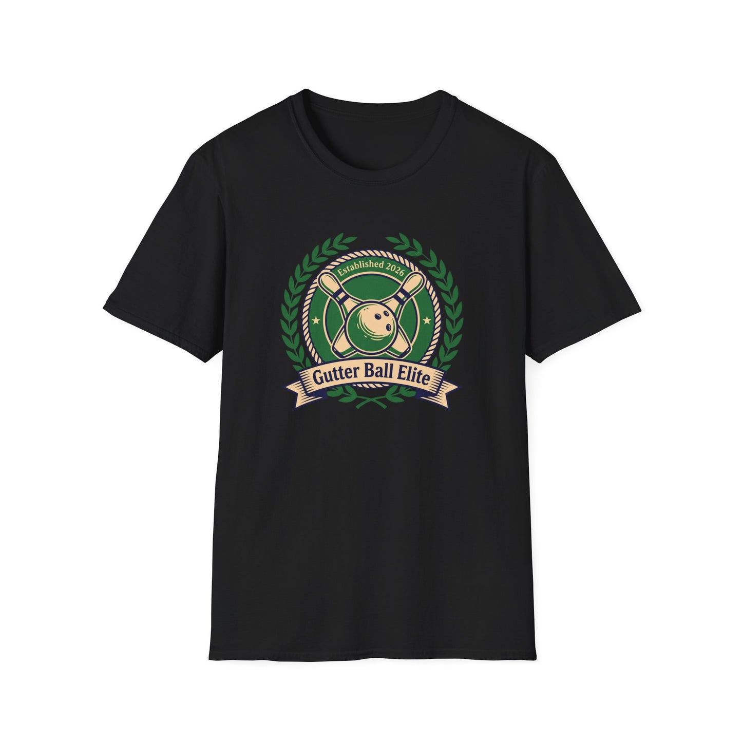 Gutter ball elite funny bowling T-Shirt