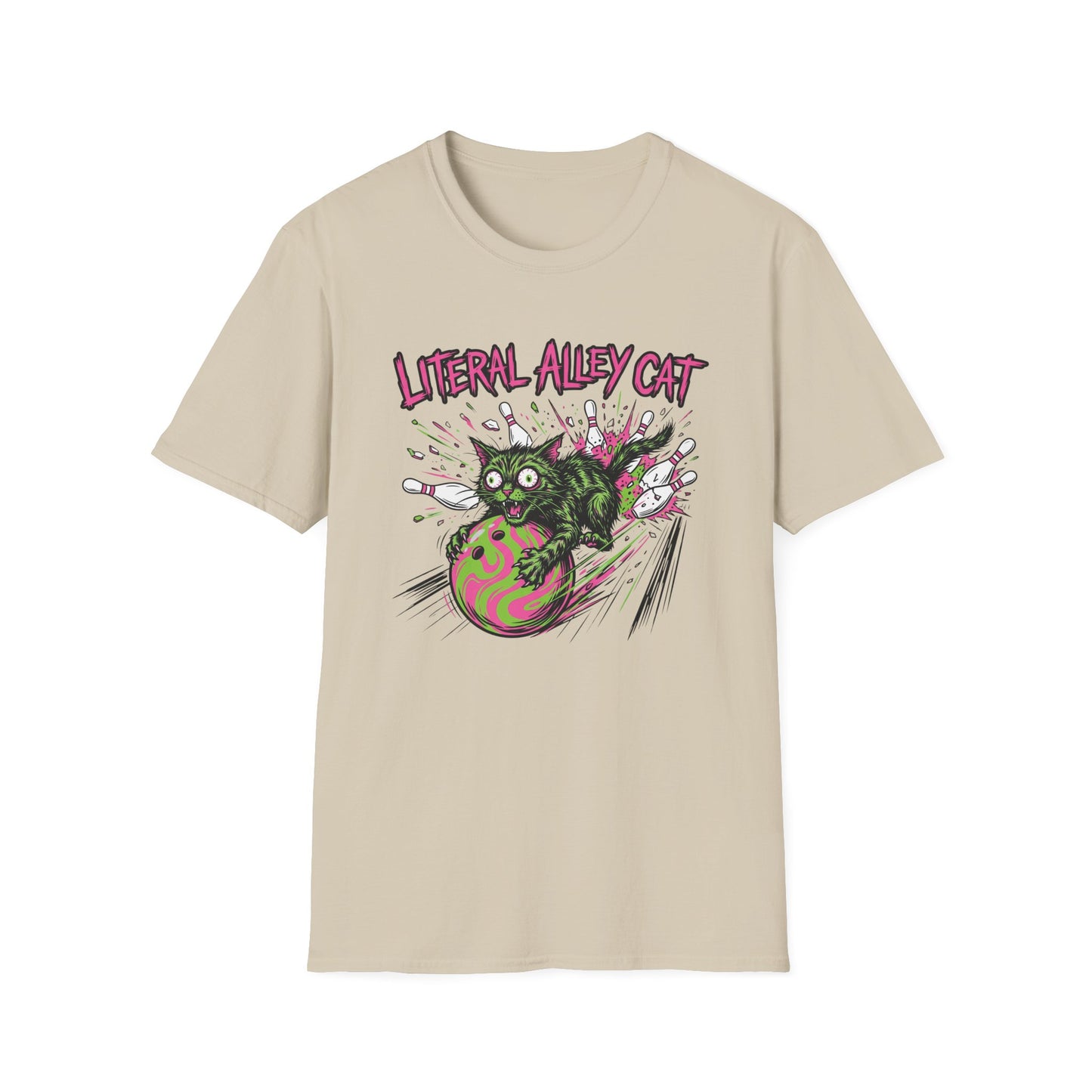 Literal alley cat funny bowling T-Shirt
