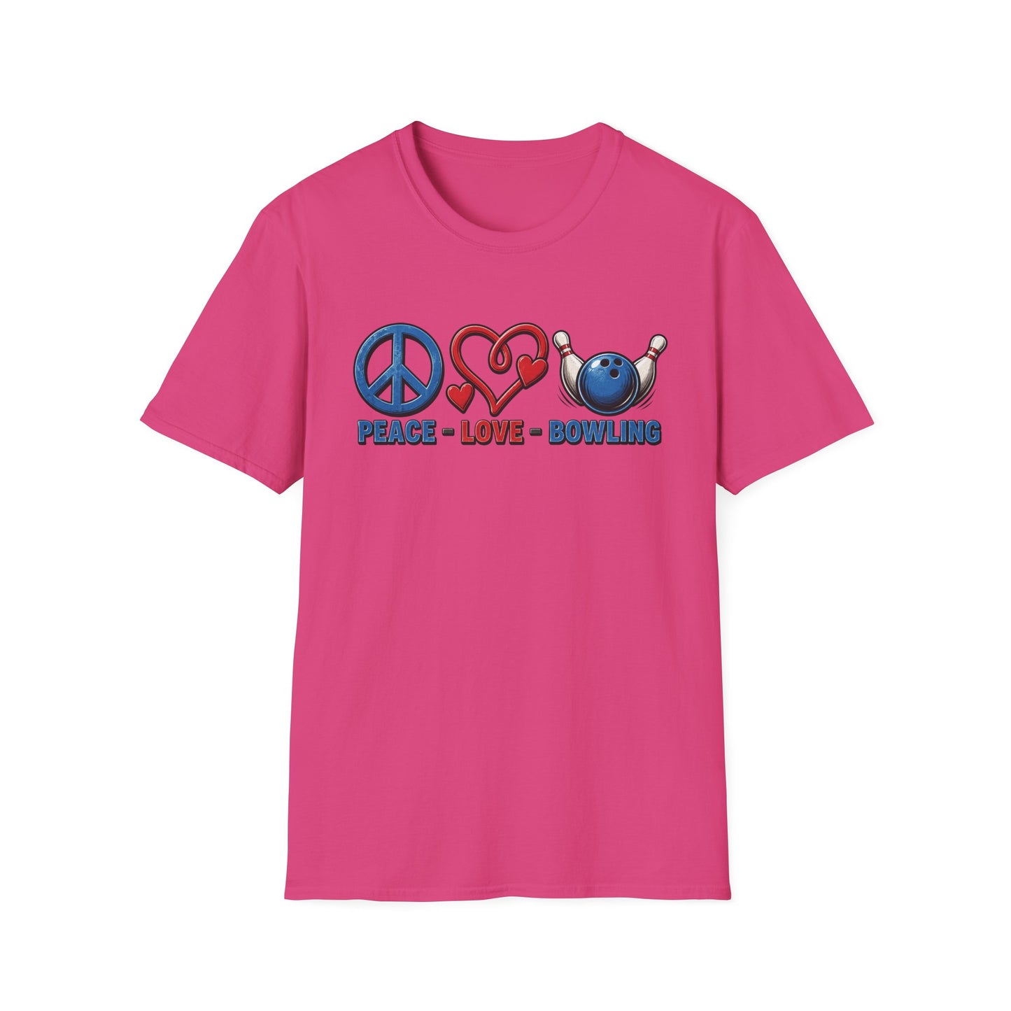 Peace, Love, Bowling T-Shirt