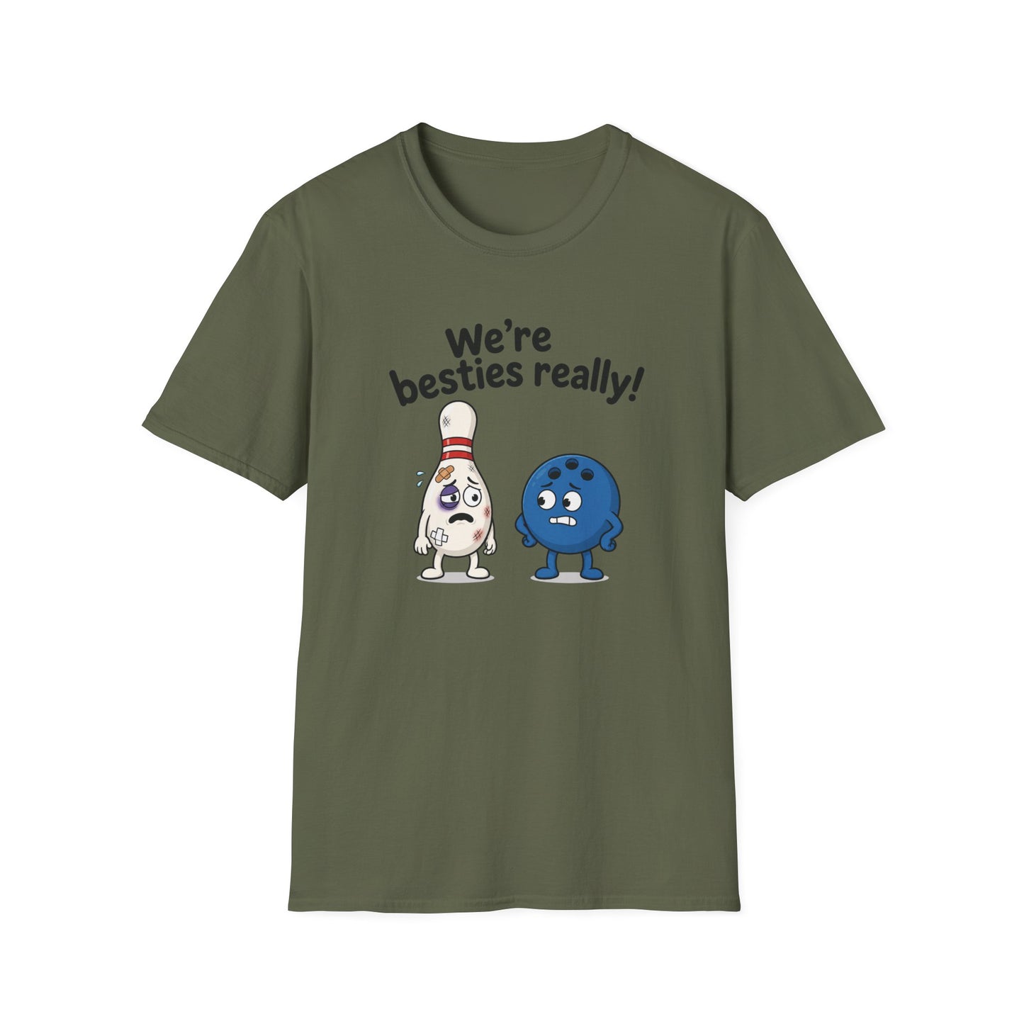 Besties funny bowling T-Shirt