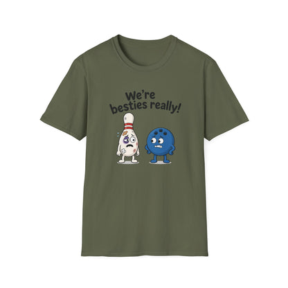 Besties funny bowling T-Shirt
