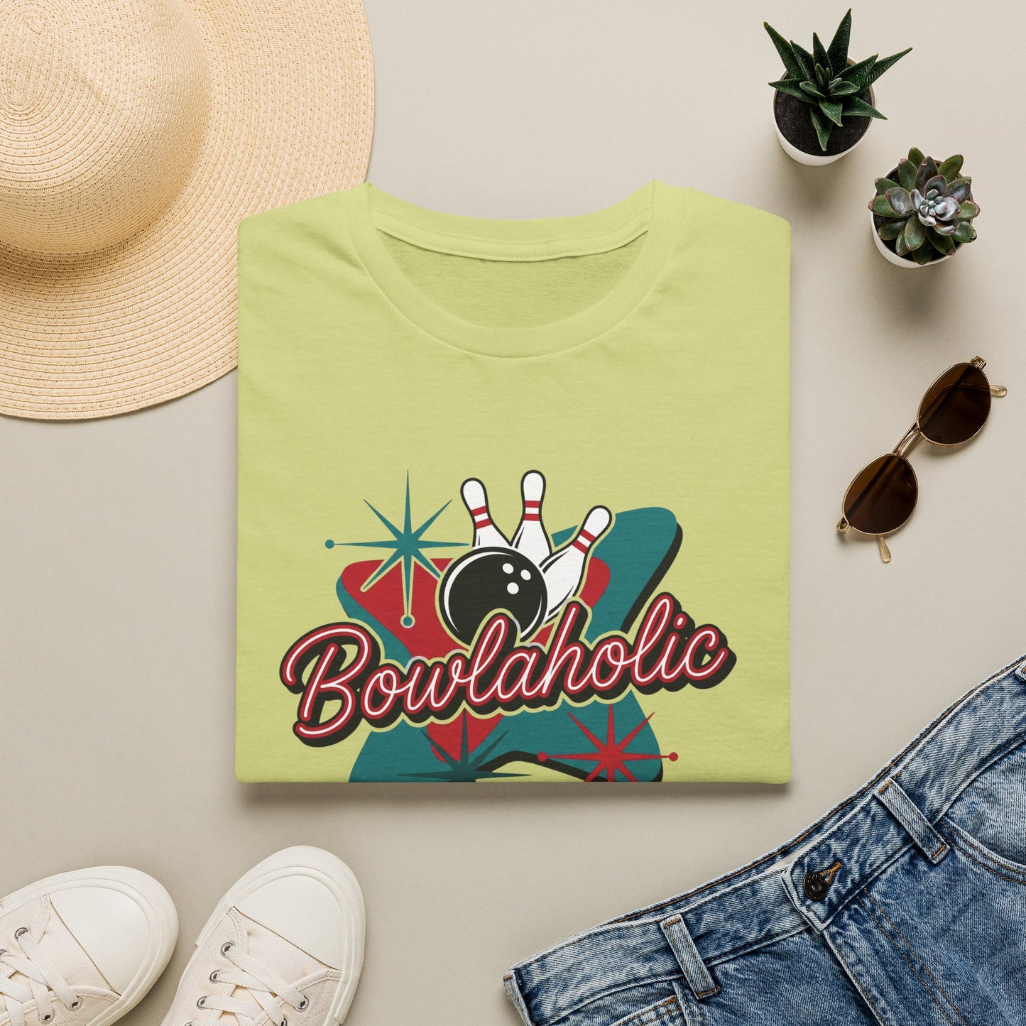 Bowlaholic retro T-Shirt