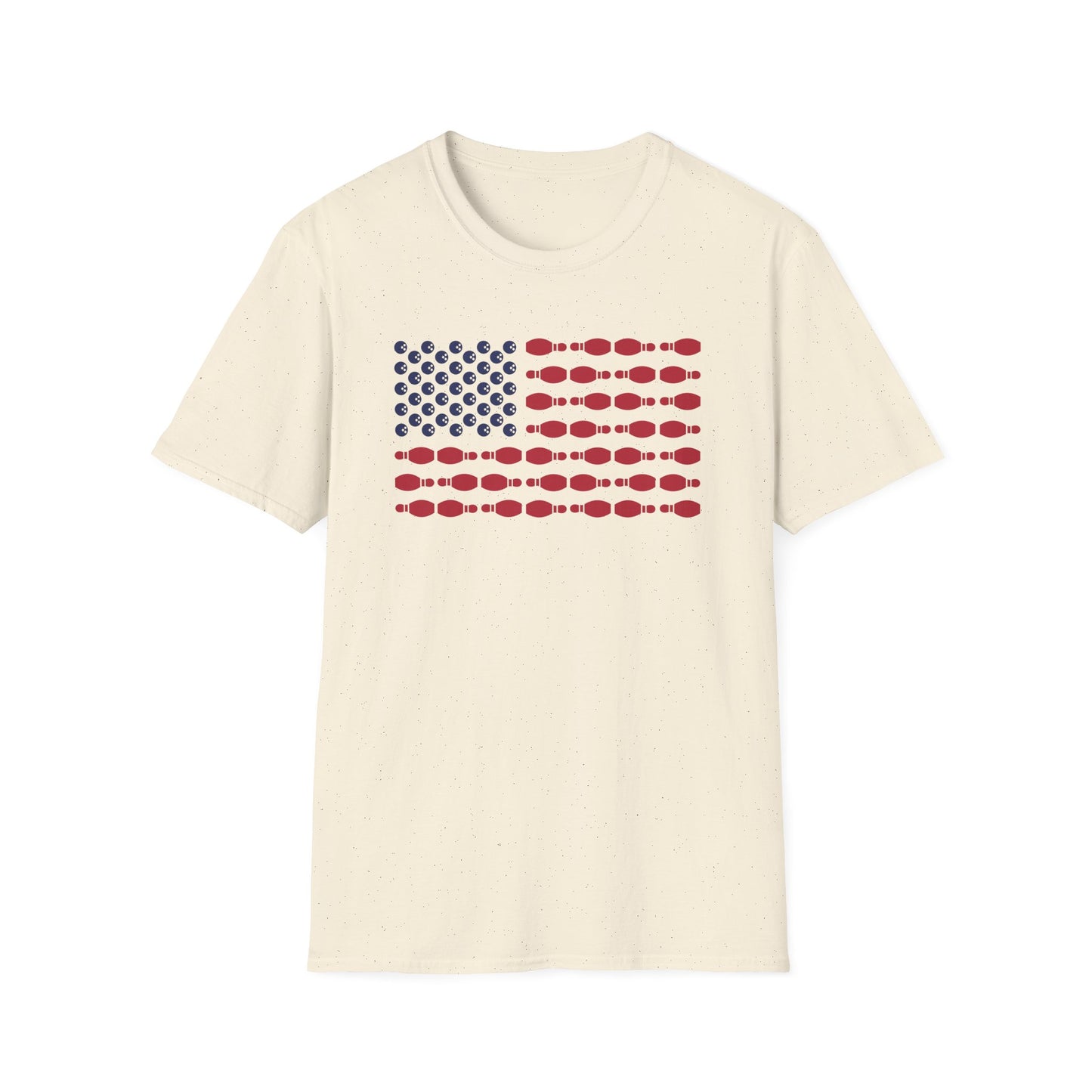 Bowling USA flag balls and pins T-Shirt