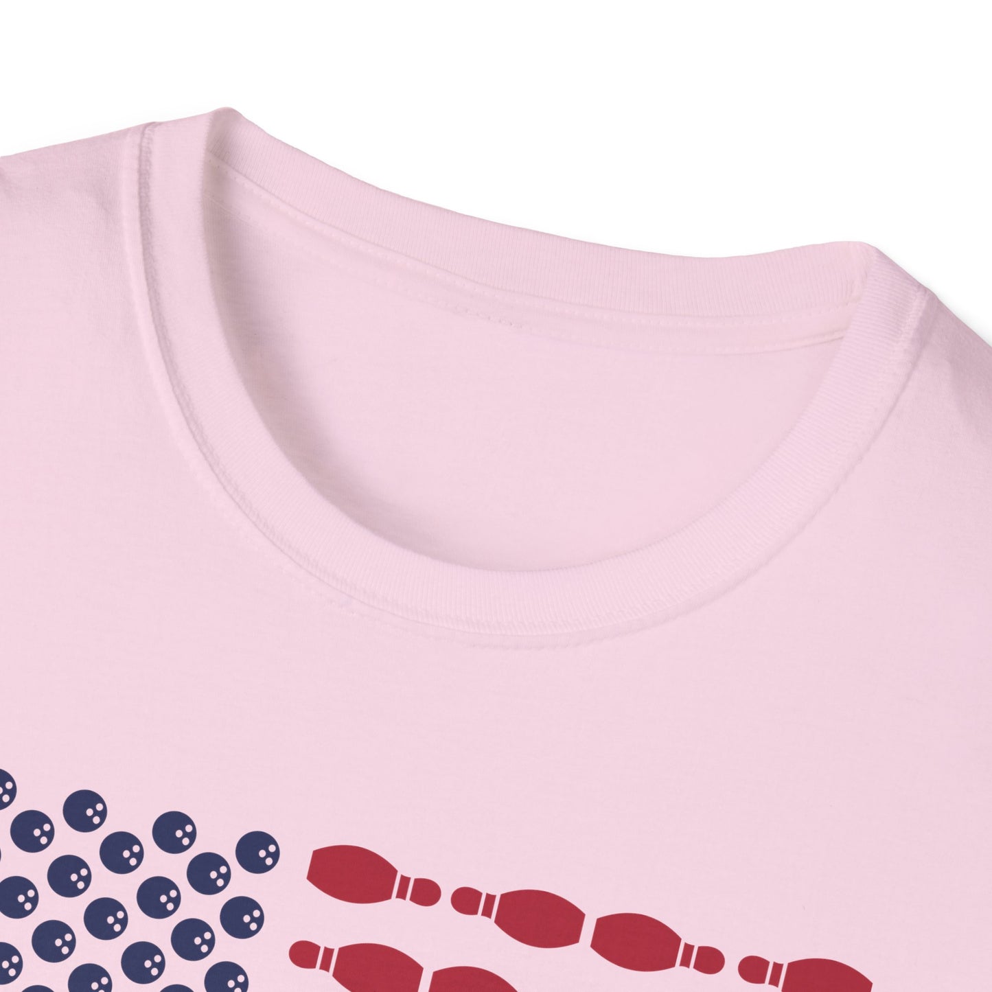 Bowling USA flag balls and pins T-Shirt