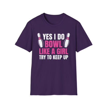 Bowl like a girl T-Shirt