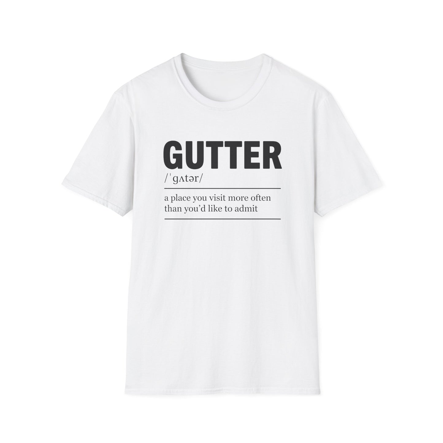 Gutter definition funny bowling T-Shirt