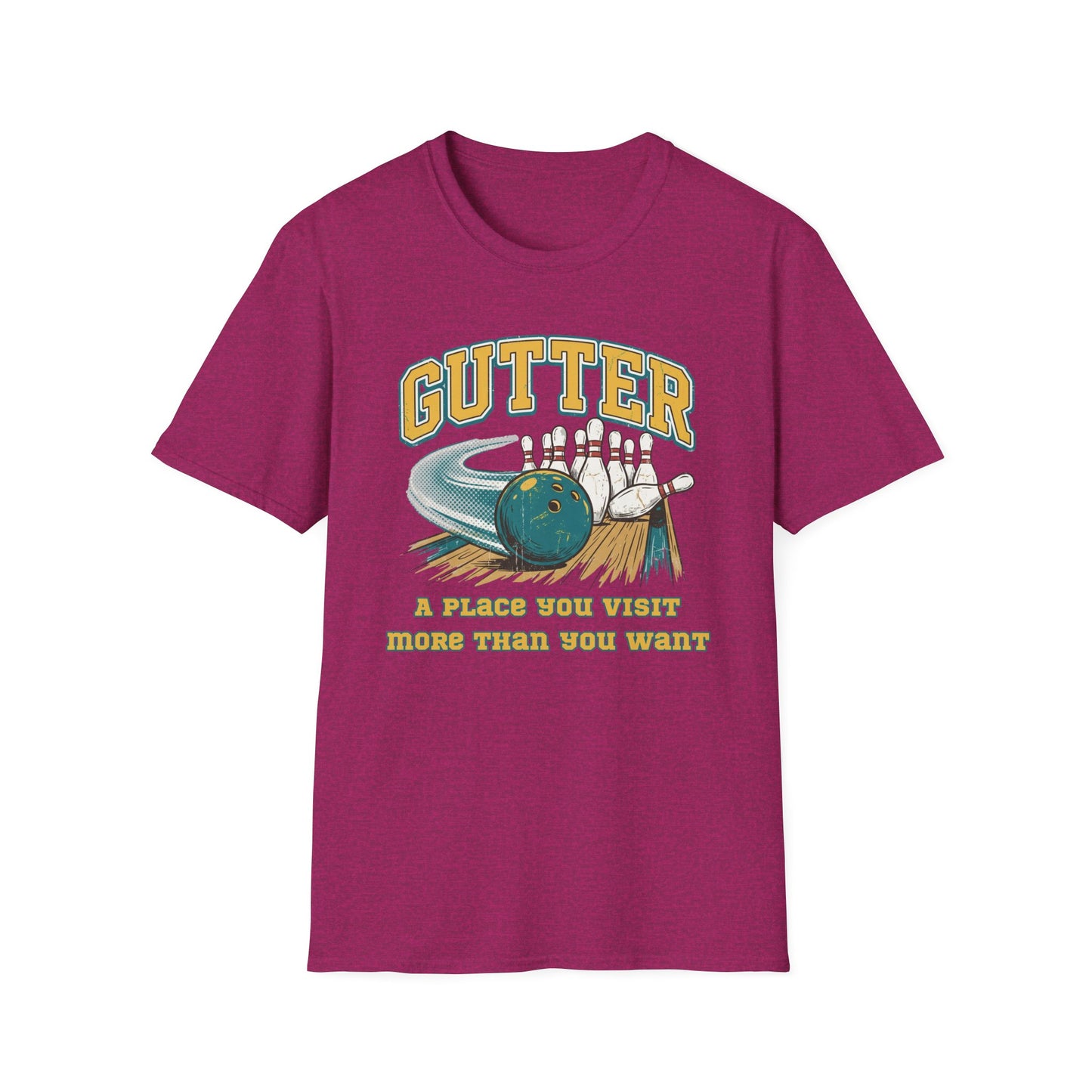 Gutter visits funny bowling T-Shirt