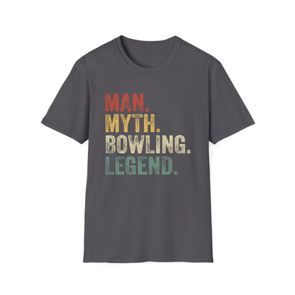 Man. Myth. Bowling. Legend. T-Shirt