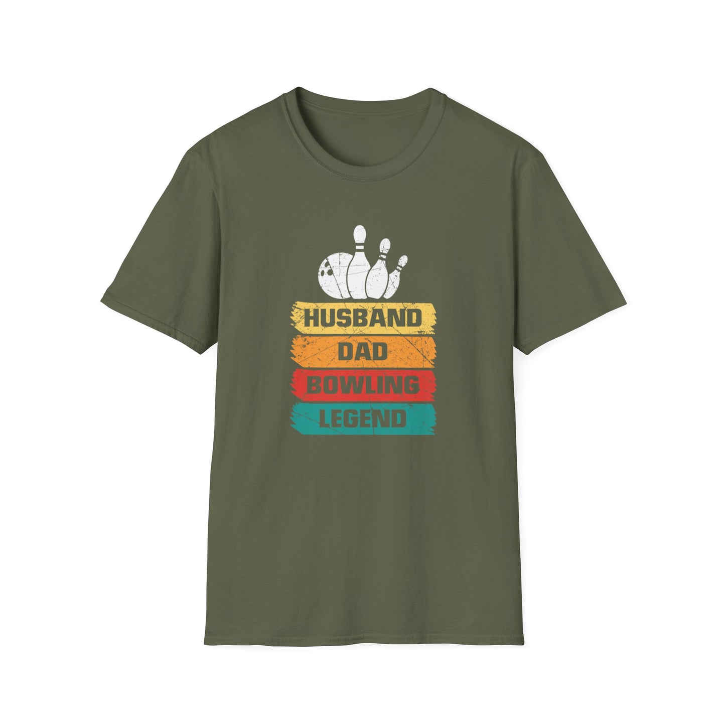 Husband. Dad. Bowling. Legend. T-Shirt